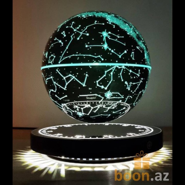 Левитирующий глобус с подсветкой "Звездное небо"